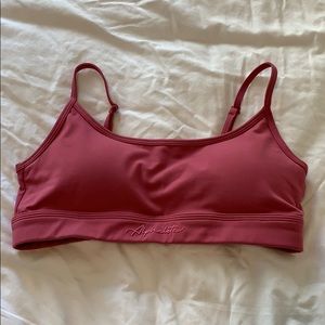 Alphalete surface limitless sports bra rose wine